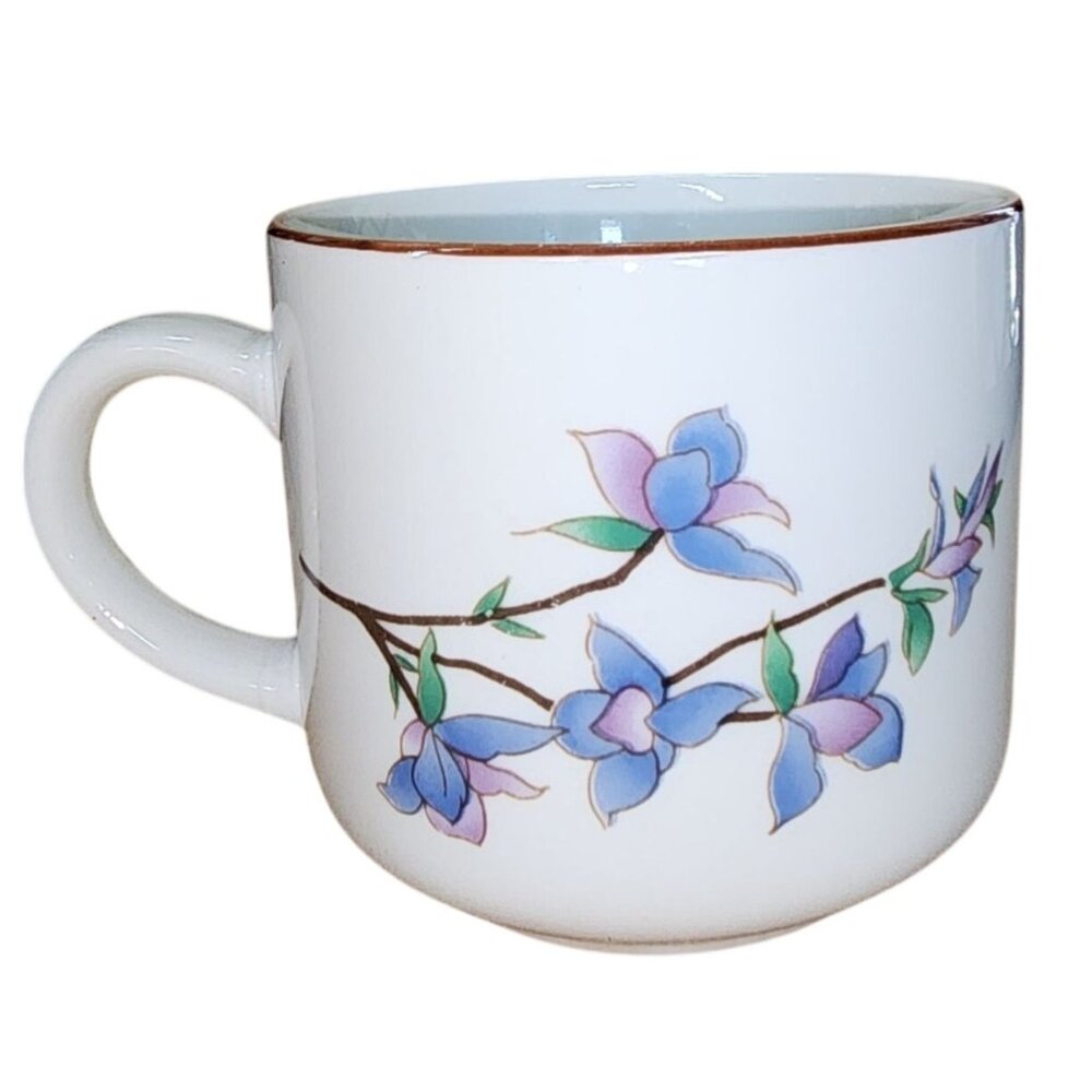 Vintage Woodhill by Citation Tea Cup Coffee Mug Floral Design Orange Blossom
